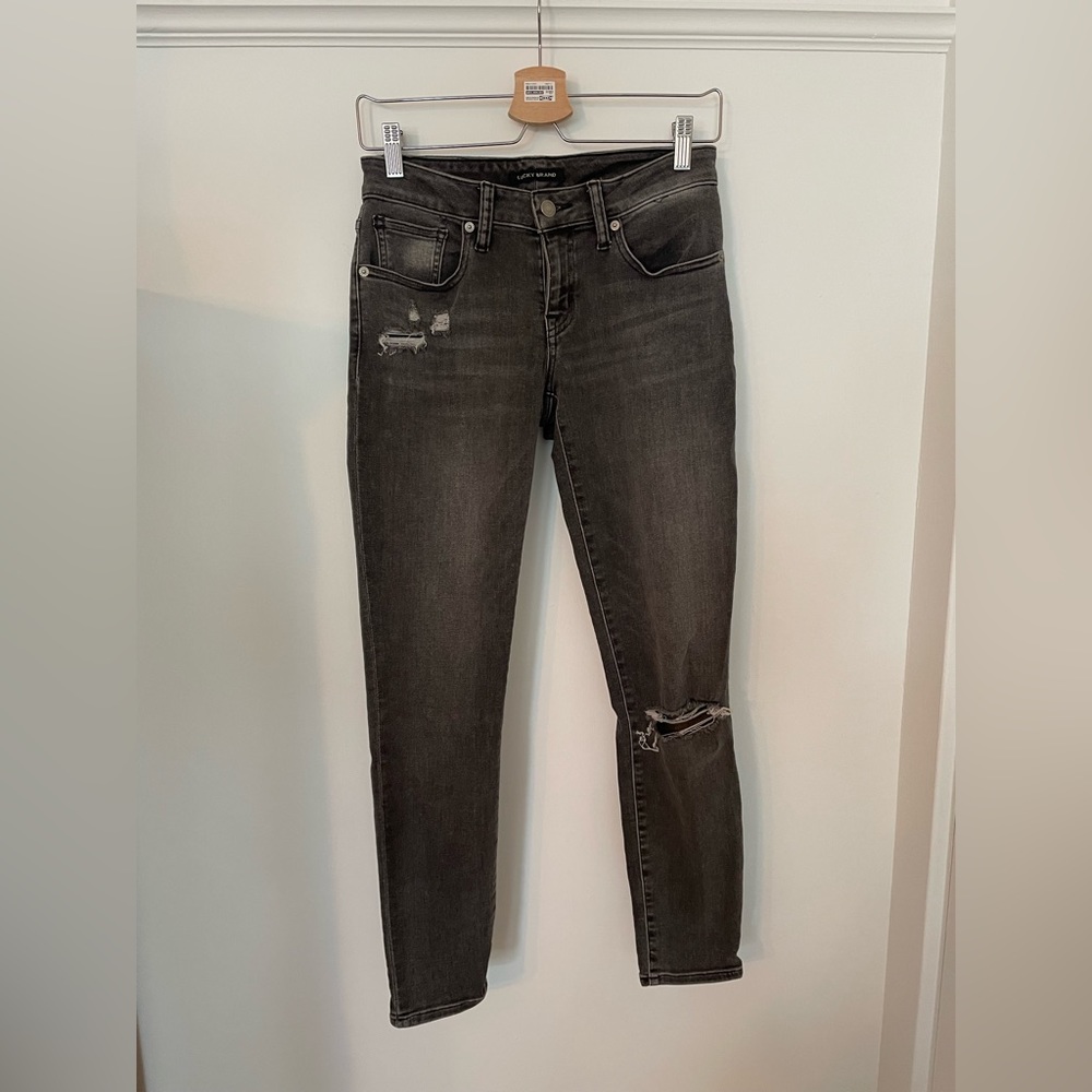 Women’s Lucky Brand Black Low Rise Lolita Skinny Jeans
